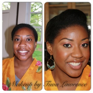 Beautiful Bridesmaid....Before and After 